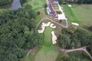 Les Bordes (Old) 9th Green Aerial